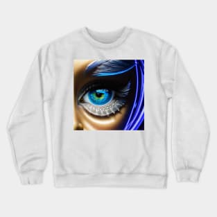 Eye of Owl Goddess Crewneck Sweatshirt